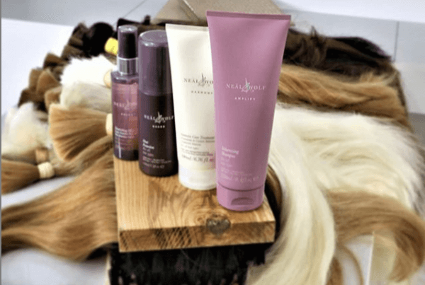 Hair shampoo and hair extensions