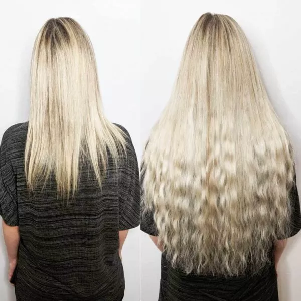 Mermaid Styled Russian Hair Extensions Client Gallery
