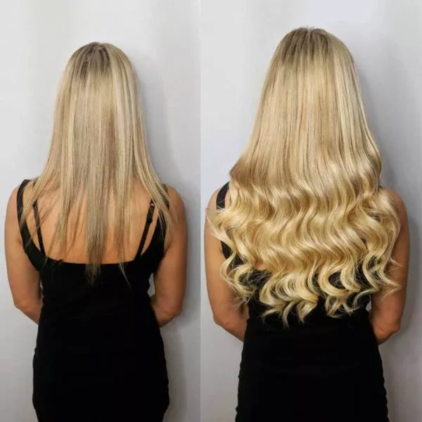 Russian Hair Extensions Before and After Client Gallery