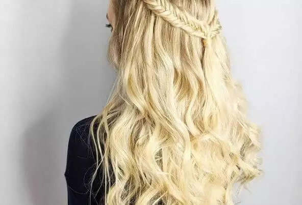 blond part braided hair extensions yorkshire