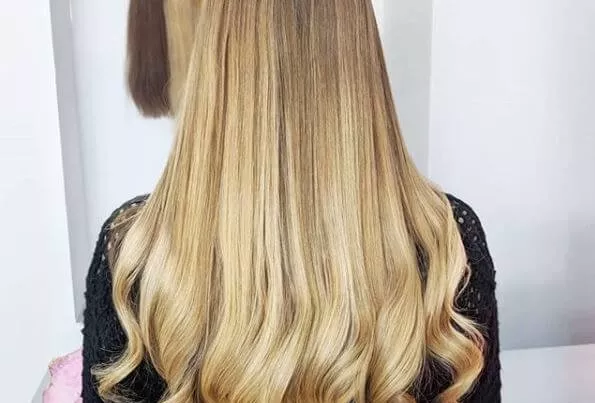 natural blond soft wave hair extensions yorkshire